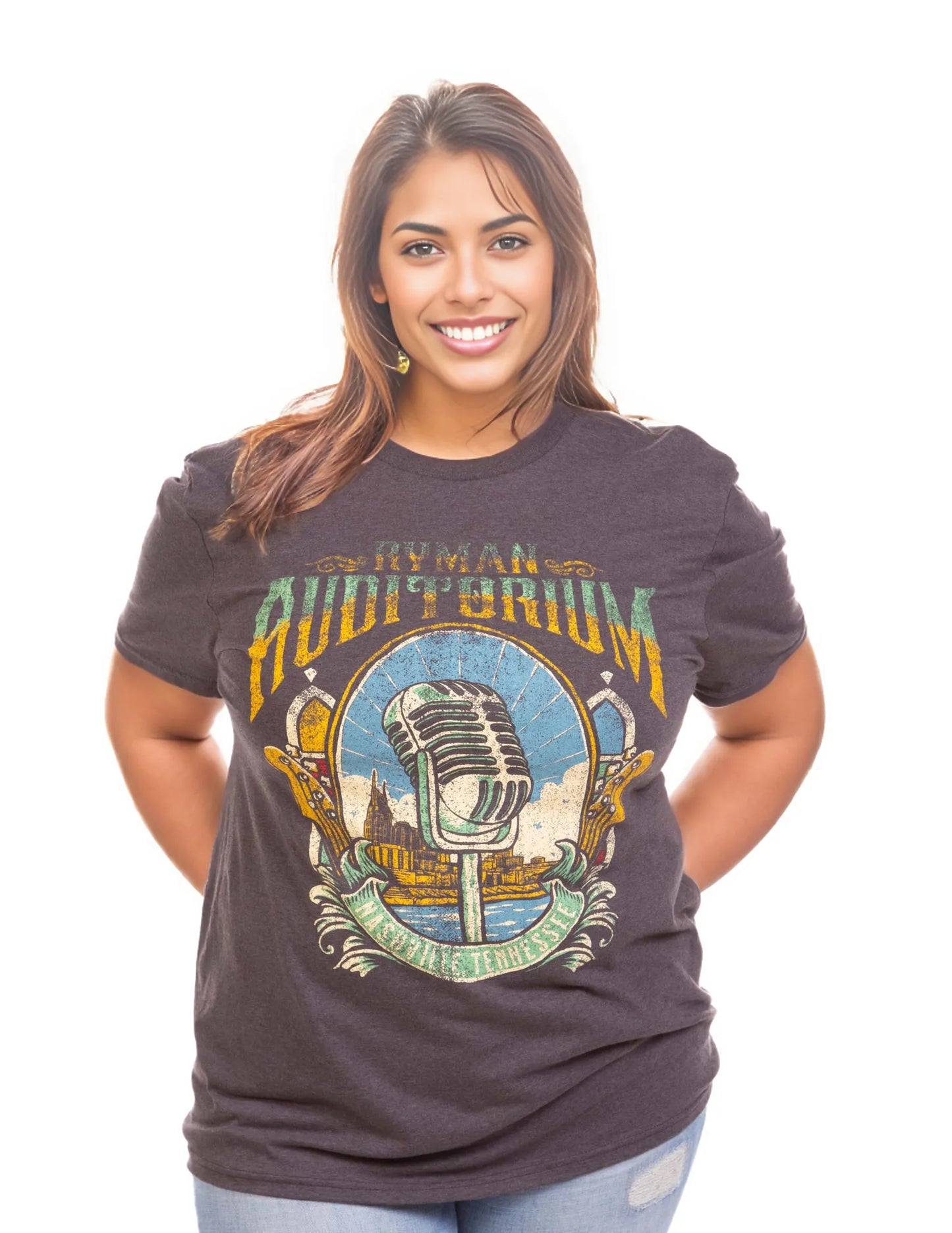 Ryman Skyline Retro Mic T-Shirt