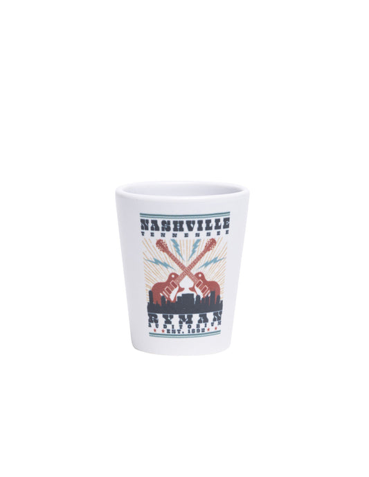 Ryman Skyline Shot Glass