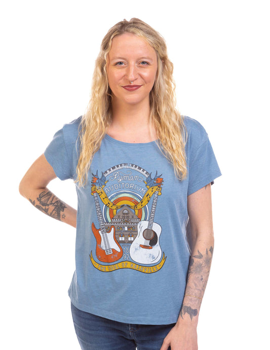 Ryman Soul of Nashville Rainbow & Guitars Women's T-Shirt