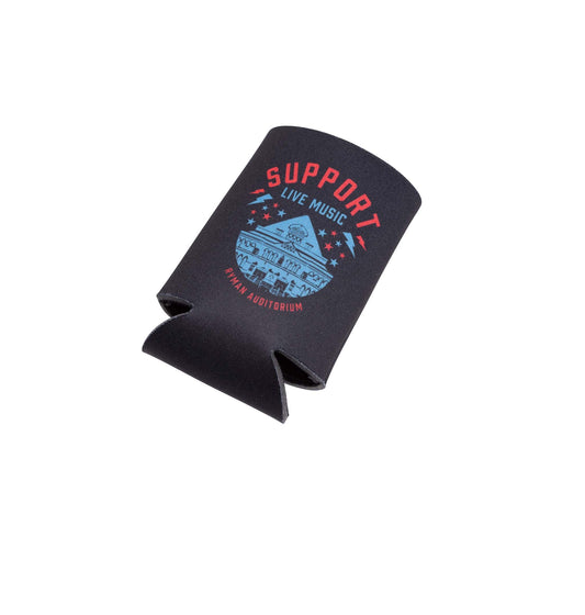 Ryman Support Live Music Koozie