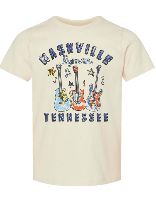 Ryman Toddler Guitar Drawing T-Shirt