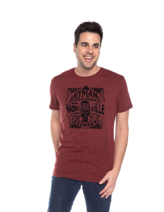 Ryman Unisex Legendary Flocked T-Shirt