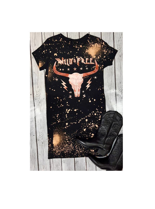 Wild and Free T-Shirt Dress