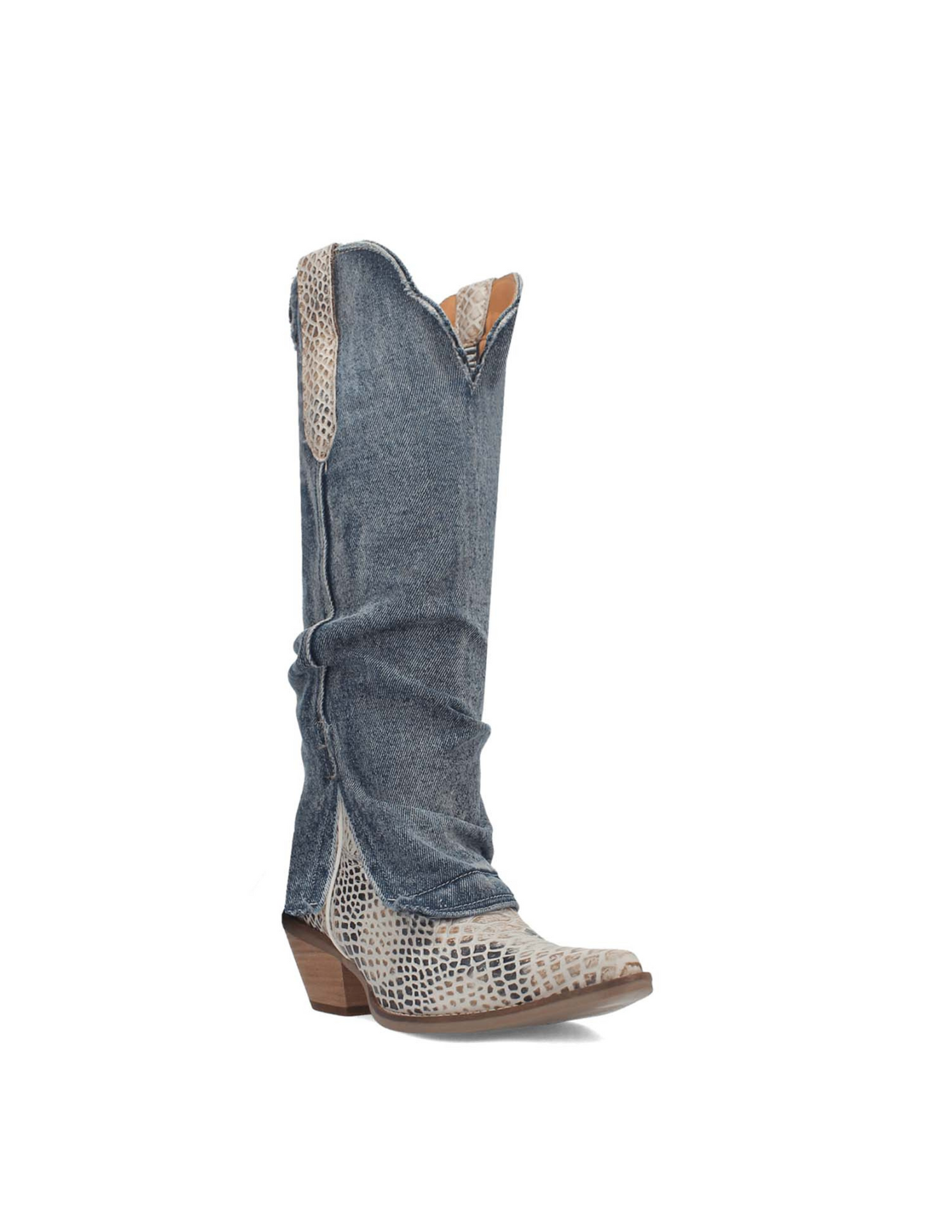 Shabby Denim Boot by Dingo