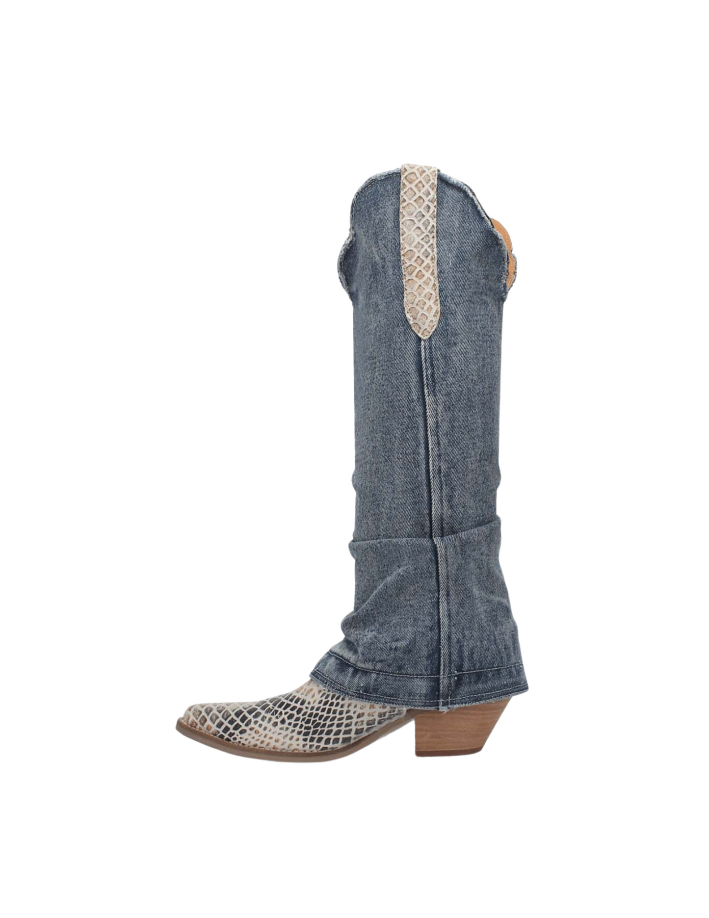 Shabby Denim Boot by Dingo
