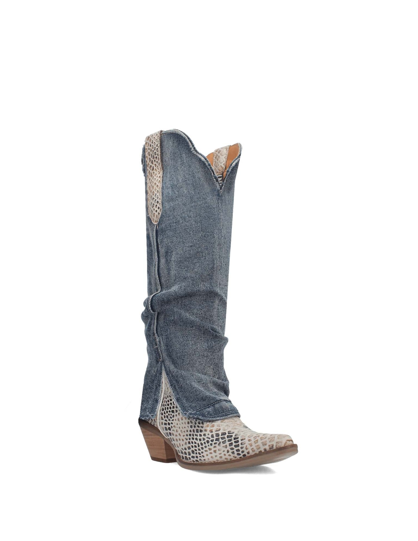 Shabby Denim Boot by Dingo