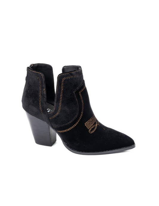 Smoke Show Cutout Ankle Boot