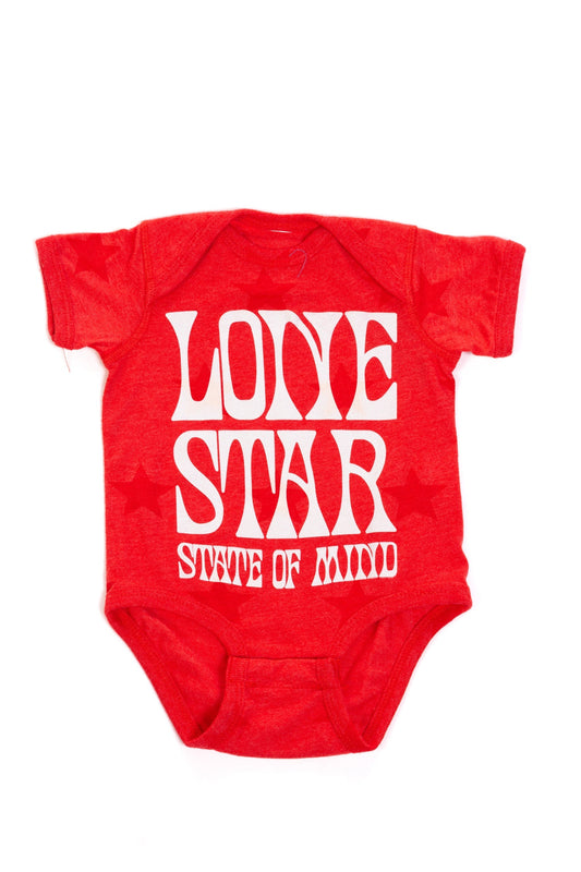 Texas Lone Star State of Mind Onesie