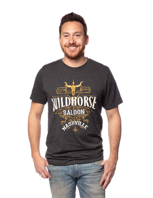 Wildhorse Steer Scroll Tee