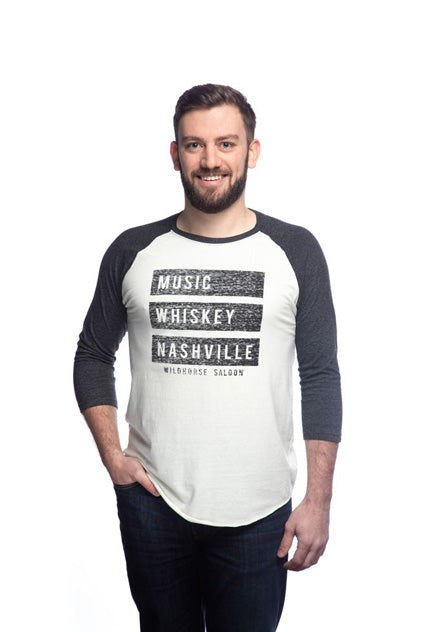 Wildhorse Whiskey and Nashville Unisex Raglan