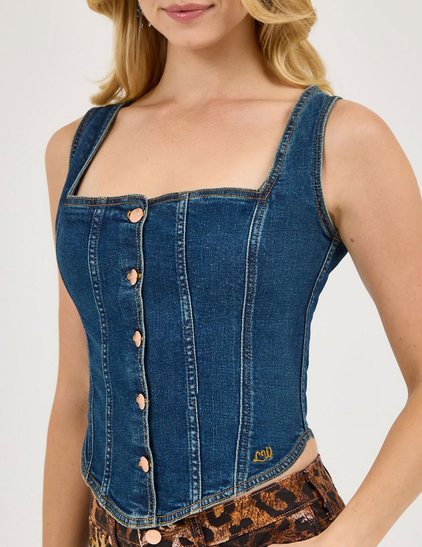 Wrangler® X Lainey Pony Up Bustier Top
