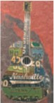 Blue/Green Nashville/TN Plates Deco Guitar